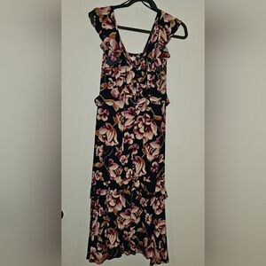Band of Gypsies Multicolor Floral Dress